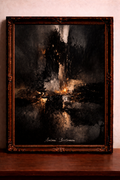 Abstract elegance with ornate frame