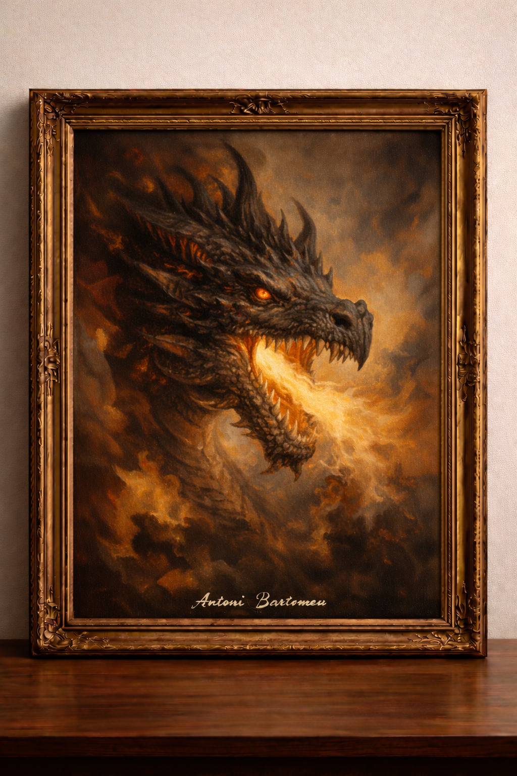 Dragon of fire and fury