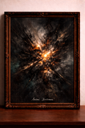 Explosion of light in darkness